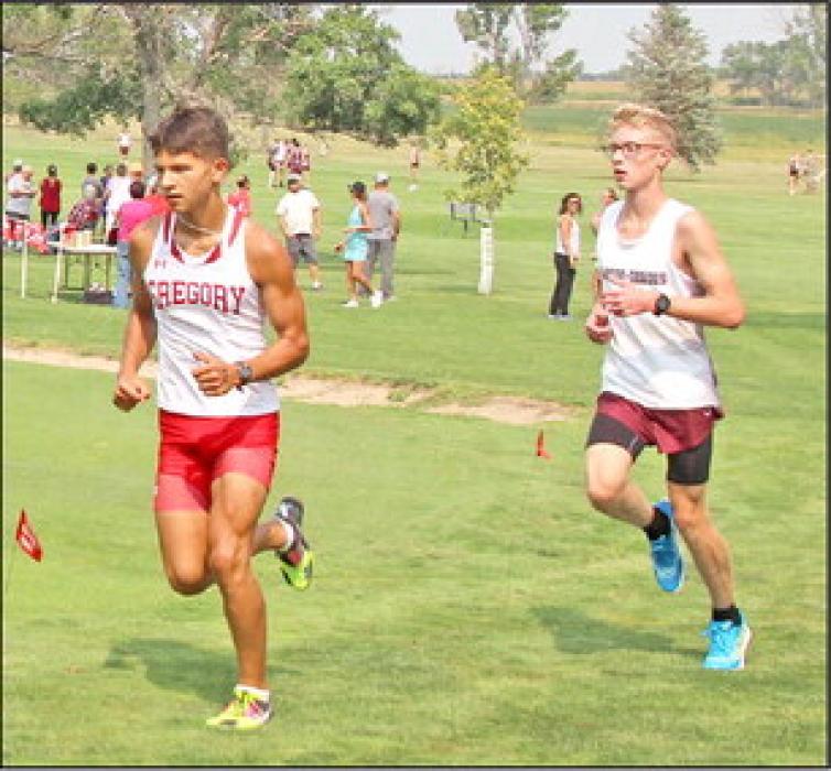 Luke Barreto placed fourth in his cross country debut at home.
