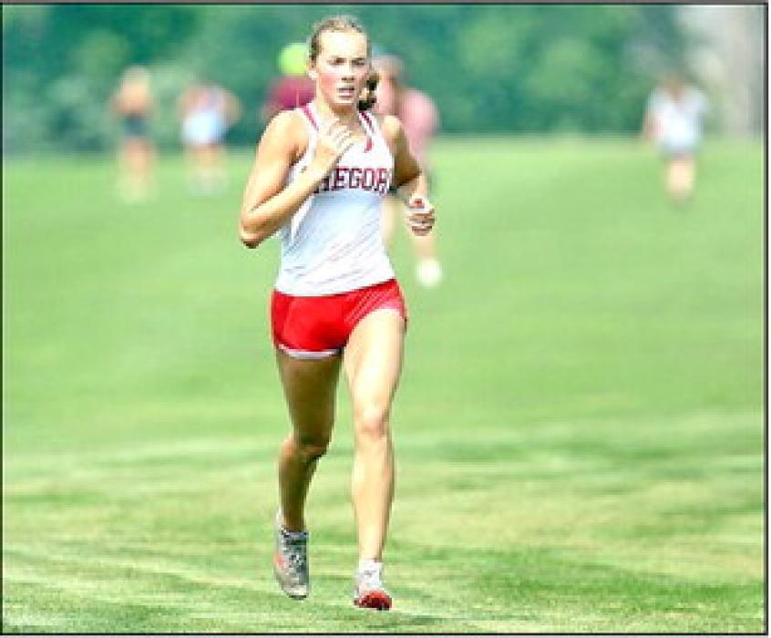 Asia VanDerWerff was the course champion in the girls’ varsity division.