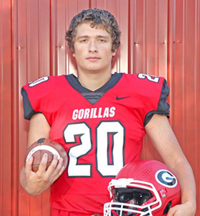 TYSON KOKESH #20 Guardians: Kelly &amp; Scott Klaudt Year: 5’11” Sophomore Position: RB/LB Wt. 190#