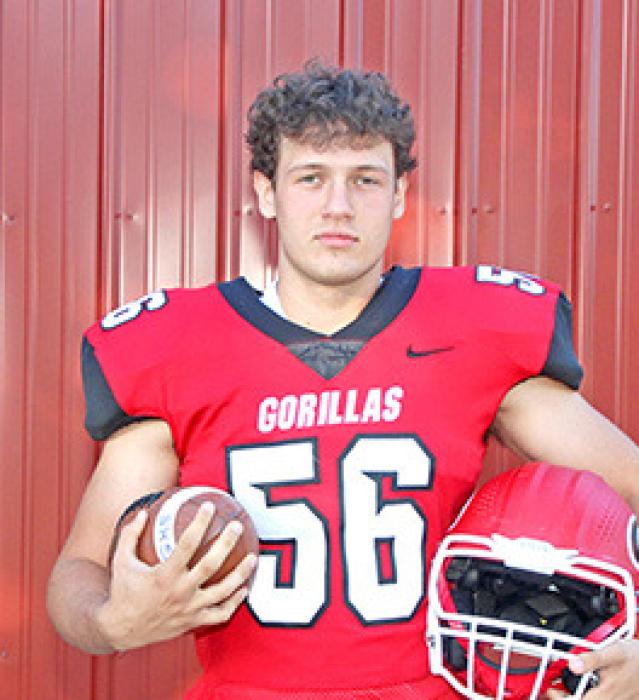JESS VANDERPOL #56 Parents: Darcy VanderPol &amp; Greg VanderPol Year: 5’11” Senior Position: C/DL Wt. 180#