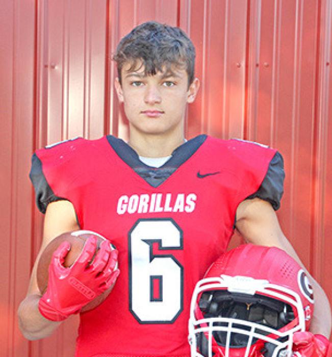 AIDEN FRASCH #6 Parents: Sara &amp; Jason Frasch Year: 5’9” Junior Position: RB/DB Wt. 145#