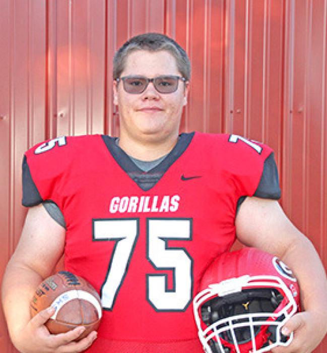AUSTIN VOSIKA #75 Parents: Melissa Vosika and the late Cody Vosika Year: 6’0” Freshman Position: C/DL Wt. 290#