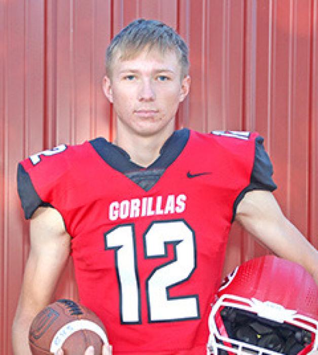 COLT KEISER #12 Parents: Amy &amp; Chris Keiser Year: 6’6” Senior Position: WR/S Wt. 185#