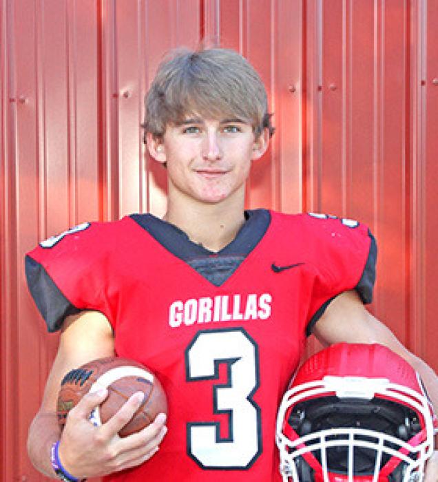 TAOS WEBORG #3 Parents: Meg &amp; Tony Weborg Year: 5’9” Junior Position: RB/LB Wt. 155#