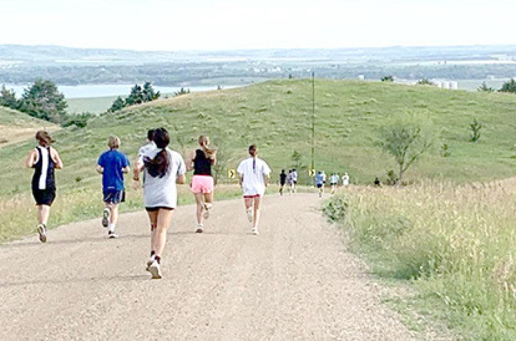 Local runners attend Randall