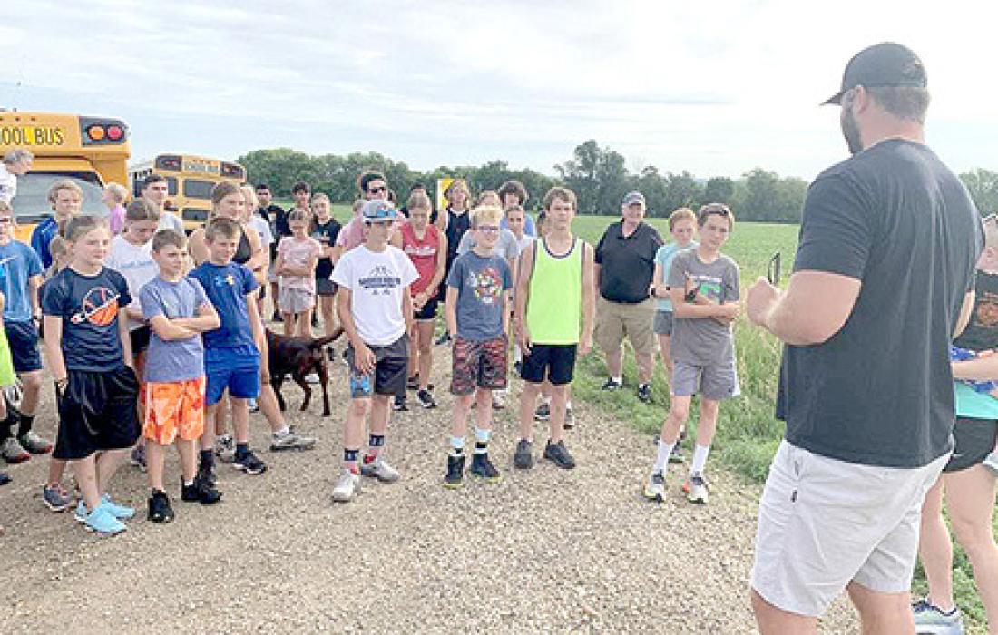 Each morning, the runners did a 3-4 mile run and then participated in different activities and discussions related to building a successful training program for distance running.