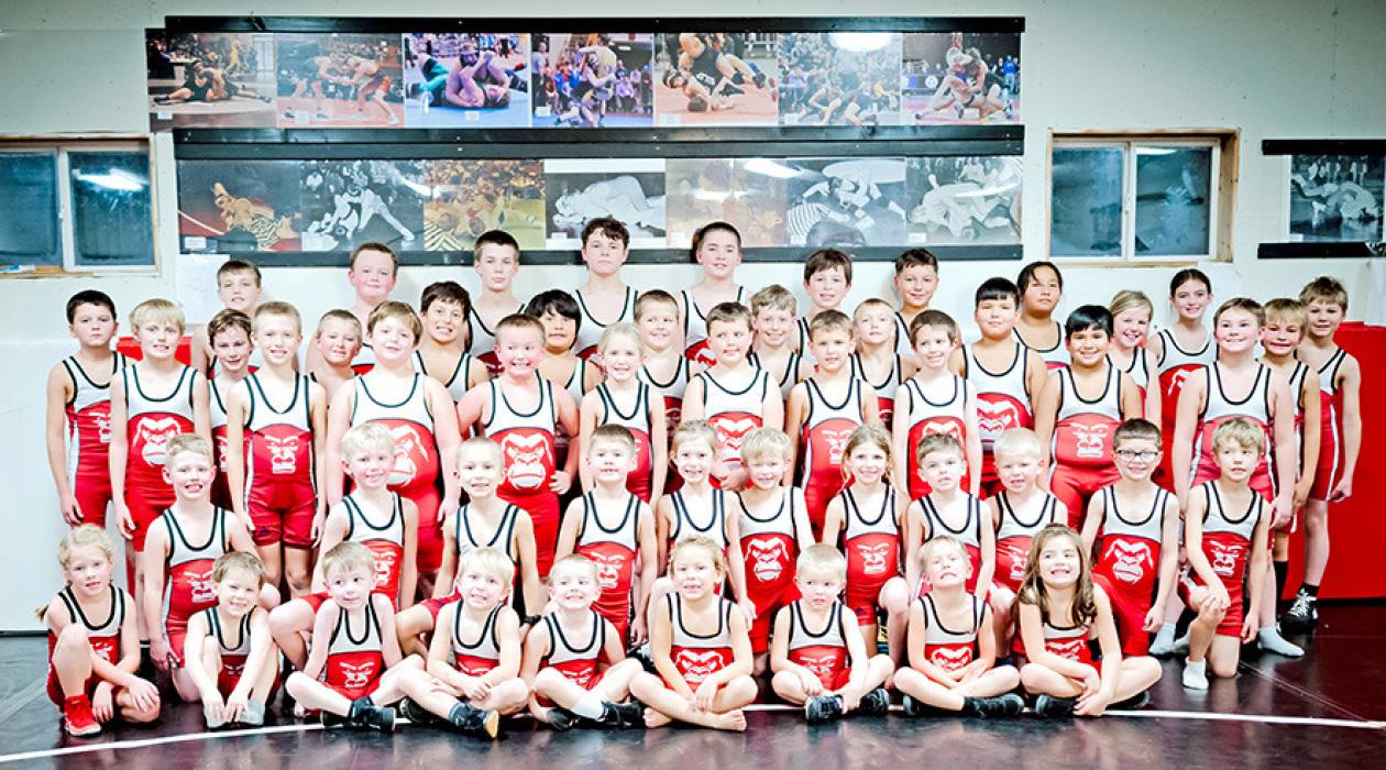 Gregory AAU Wrestling held their first practice on December 23, 2025, with fifty-five wrestlers signing up, which is a large number for Gregory. Tournaments have been held all over the area in the past month. There are eight girl wrestlers this year, four in the 8U and four in 12U. Gregory will host their tournament on Friday, January 24, 2025, beginning at 6:00 p.m. (Photo by Calli Jo Photography)