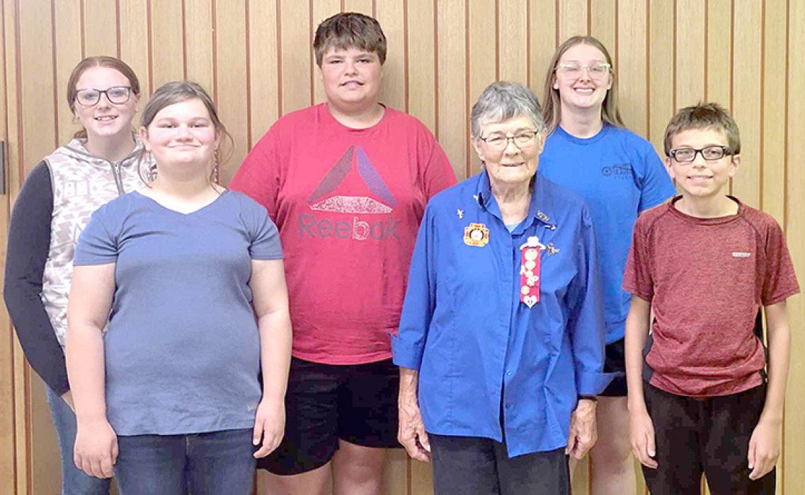 VFW held potluck and announced essay winners at their meeting