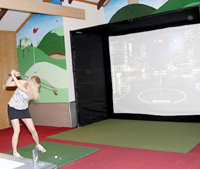 A launch monitor records a golfer’s swing, measuring the ball’s spin, ball speed, swing speed, and gathers information that players can use to improve their game.