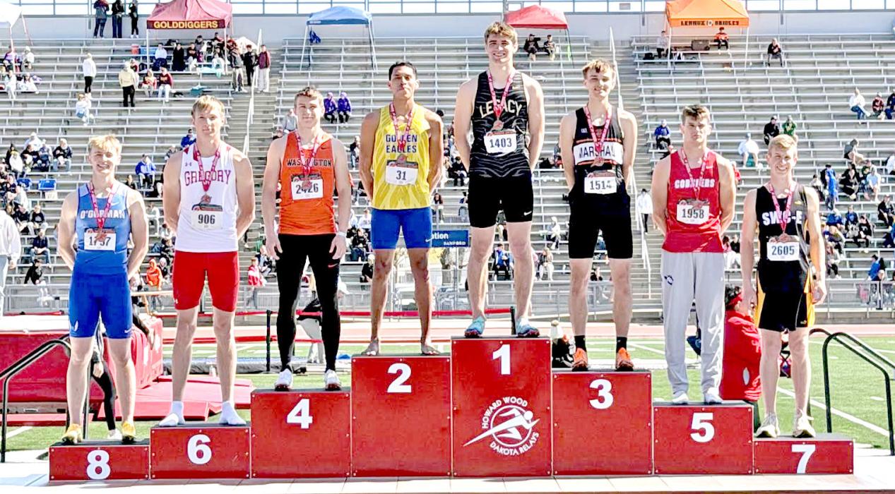Colt Keiser placed sixth across all classes at Howard Wood Relays over the weekend and broke a 38-year-old school record in the process with a time 0f 40.25.