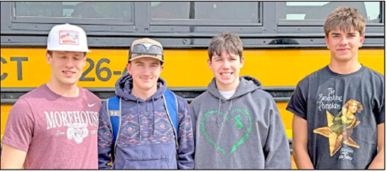Jes VanderPol 19th, * Maddox Mayer 5th, Ben Stevicks 31st, and Masen Hausmann 34th Agronomy Team - 5th Place Team