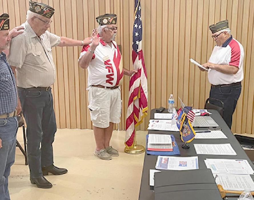 Burke VFW installs new officers