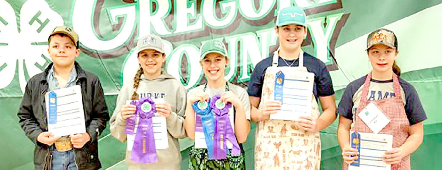 Gregory Co. 4-H Shine at Annual Special Foods Contest