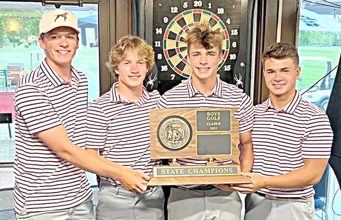 In June the boys golf team brought home Gregory’s first ever state golf championship.