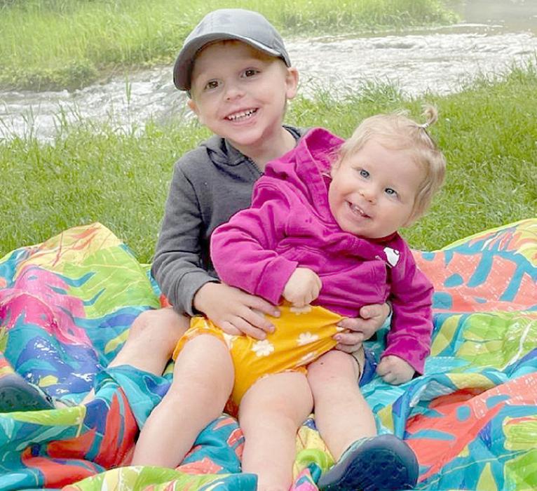 Ella loves to play with her four-year-old brother Easton. (Submitted photo)