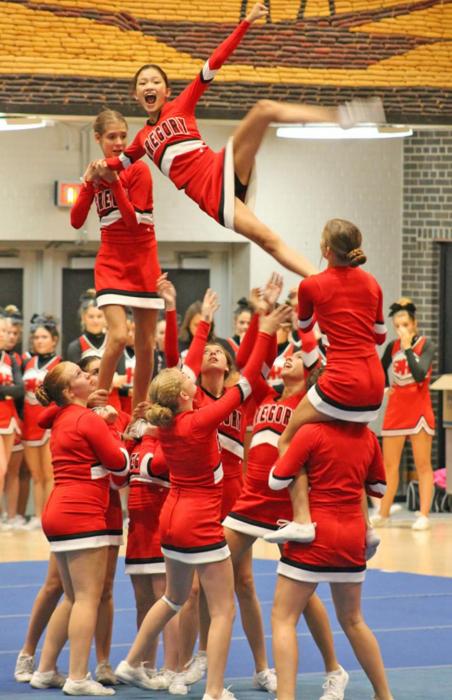 Judges at the competition noted that the girls looked like they are having a lot of fun.