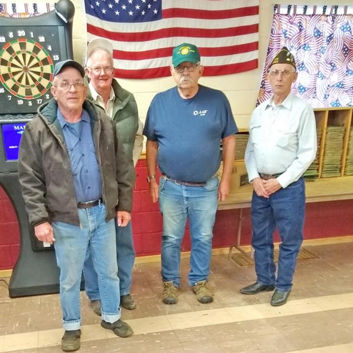 Left to right; Allen Johnson, Bob Fenenga, Dennis Pense and Don Soesbe.