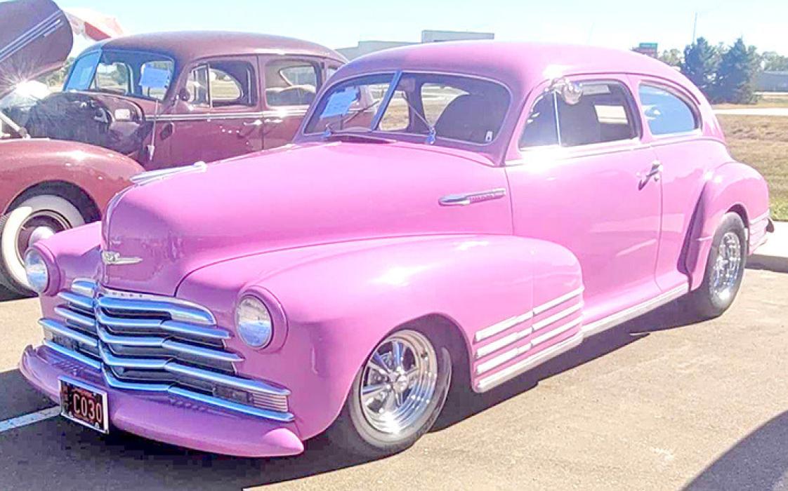 Third place of $100.00 was Rylan Lindgren with a 1947 Chevy Fleetline. Steve Bartling was present to accept Rylan’s prize.