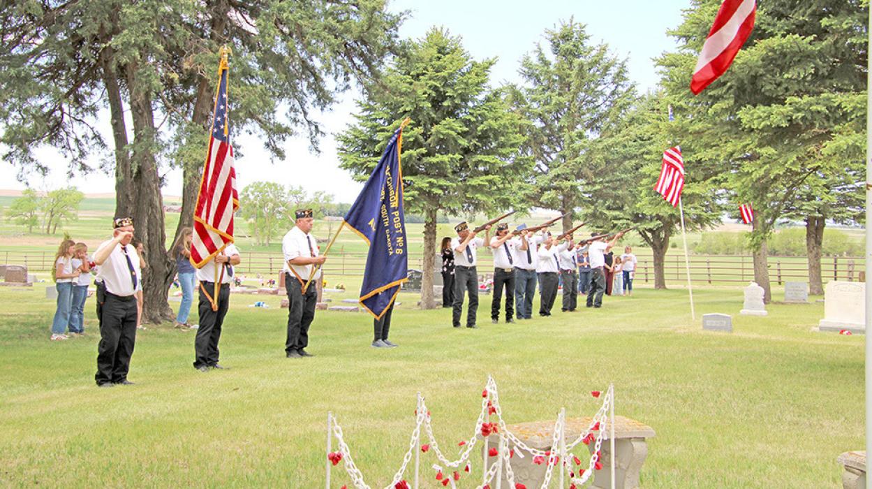 Memorial Day services were held at cemeteries across the area