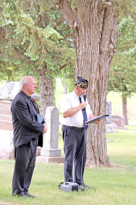 Memorial Day services were held at cemeteries across the area