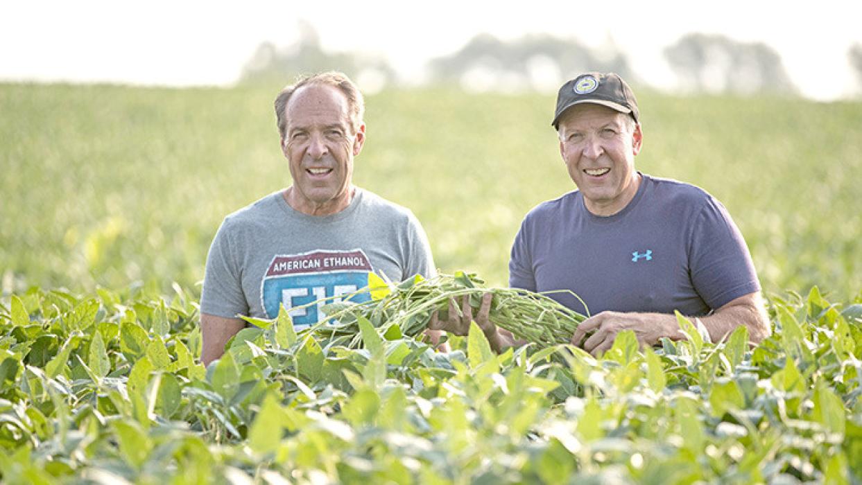 Gene and Craig Stehly use a variety of regenerative agriculture practices, which provide food and habitat for wildlife on their farm near Mitchell, SD. (USDA-NRCS South Dakota photo)