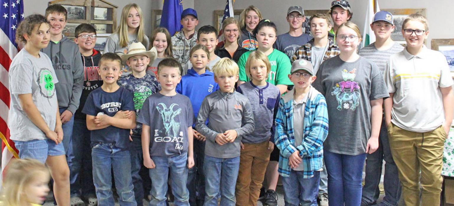 4-H Recognition Night 2021 was kicked off with a pot luck before the members were recognized for their achievements during the year. (Submitted photo)