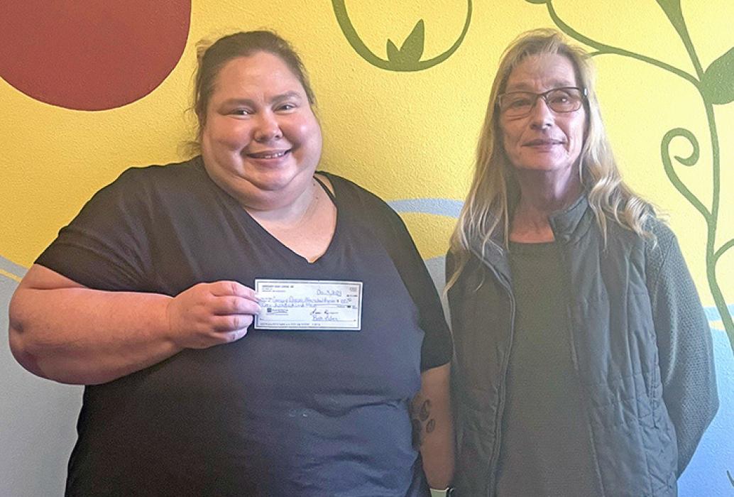 Katie Kalenda, director of the Gregory Day Care, can always find a use for some extra money to help keep the center running.