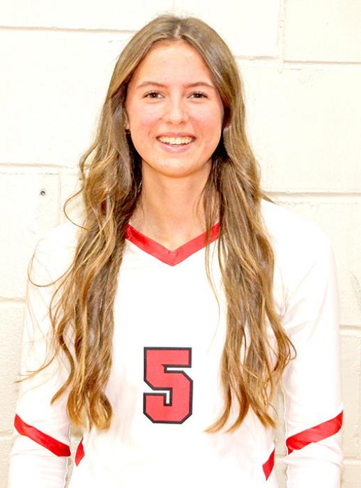 REGAN GRAESSER #5 Parents: Tammy &amp; the late Kevin Graesser Year: 5’ 9” Sophomore Pos: OH