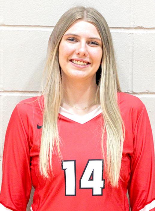 ALLISON STEVICKS #14 Parents: Melanie &amp; Roy Stevicks Year: 5’ 11” Senior Pos: MH