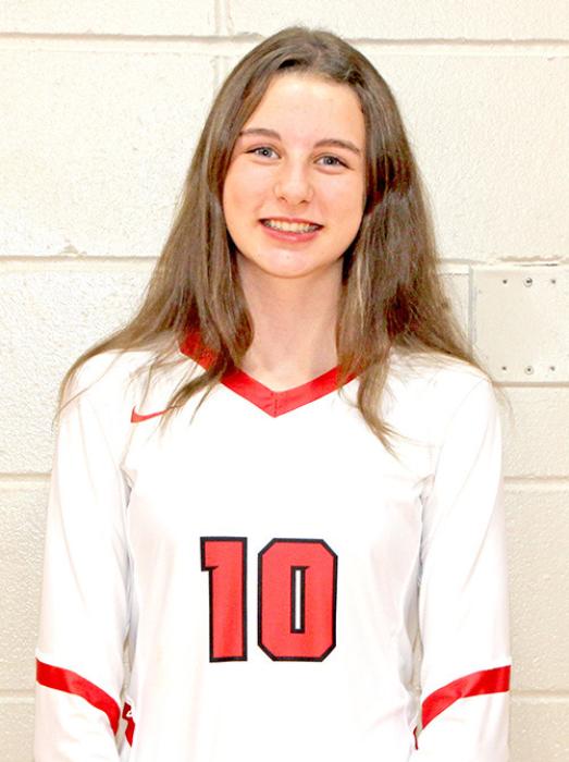 ELLYSE GRAGE #10 Parents: Kerri &amp; Alan Grage Year: 5’ 7” Freshman Pos: MH