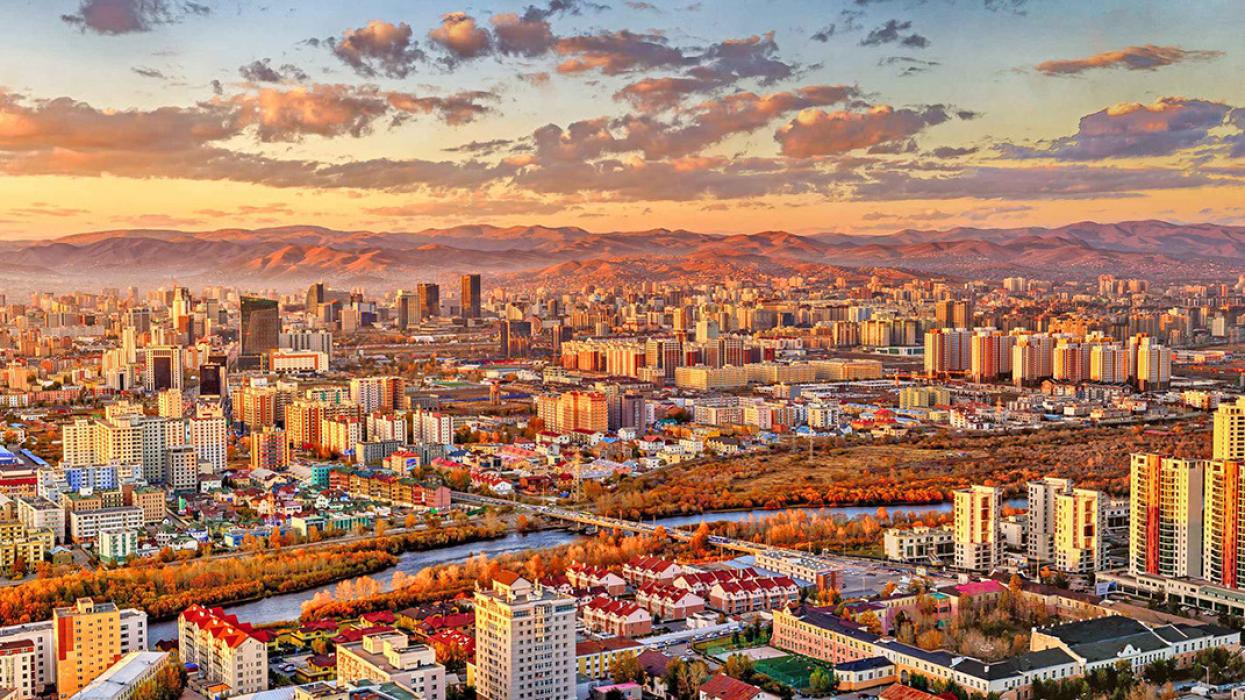 Ulaanbaatar is a large, modern city.