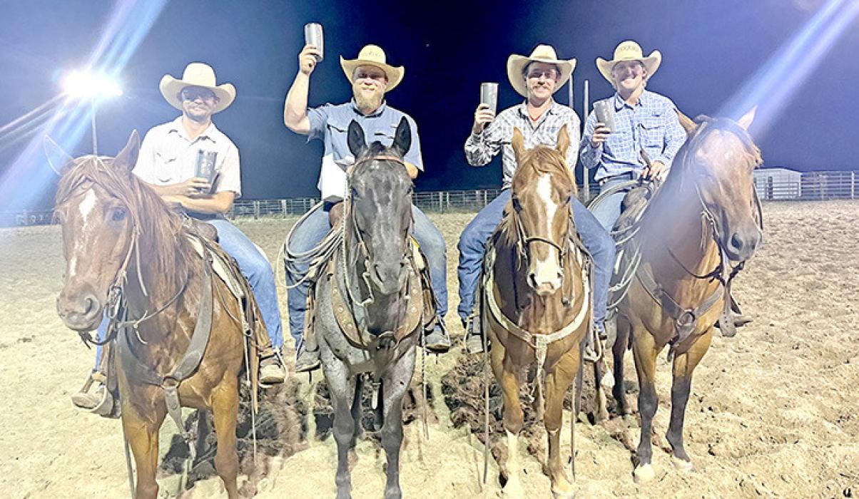 Third place winners were Riley Christensen, Justin Dearmont, Woodrow Walthers, and Cade Shepperd.