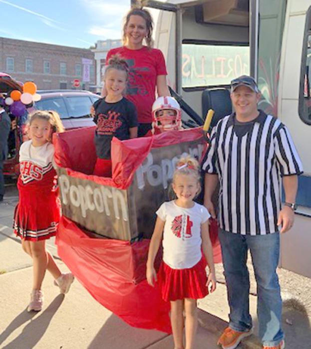 Businesses, families, and individuals came up with creative ways to decorate their mobile trick-or-treat stops along Main Street late Monday afternoon for the Chamber’s Trunk or Treat adventure.