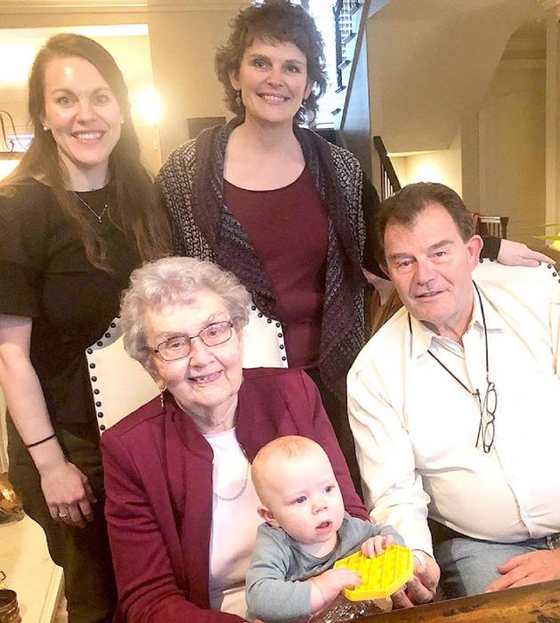Five generations are celebrated