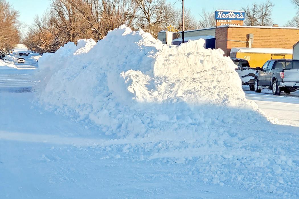 Gregory is still digging out of 44 ½ inches of snow from the last two snow storms
