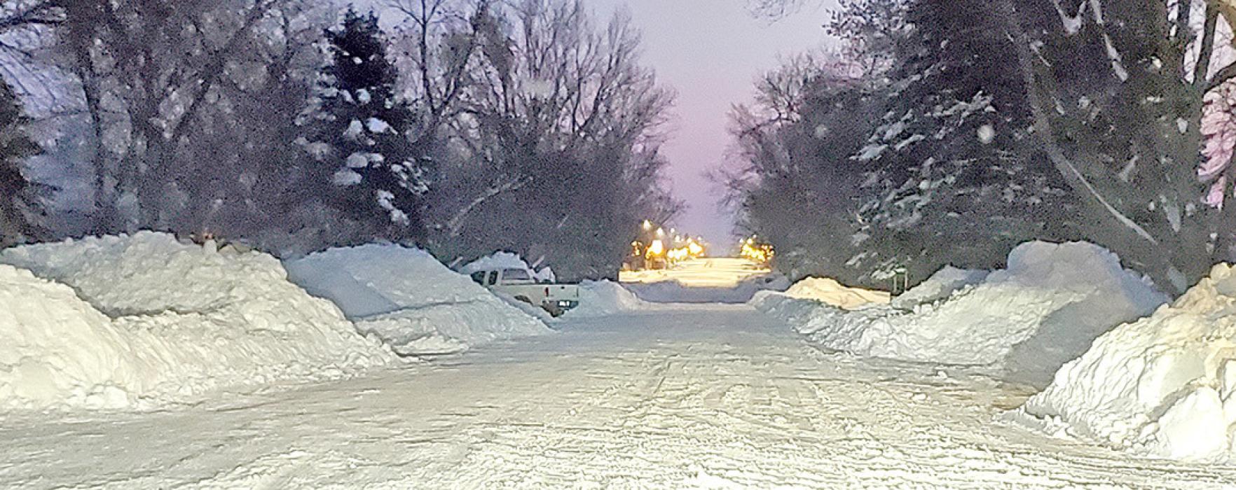 Gregory is still digging out of 44 ½ inches of snow from the last two snow storms