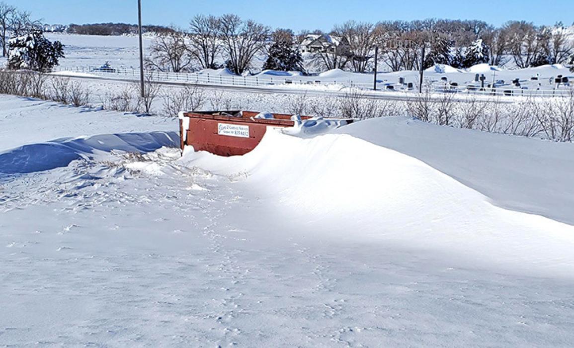 Gregory is still digging out of 44 ½ inches of snow from the last two snow storms