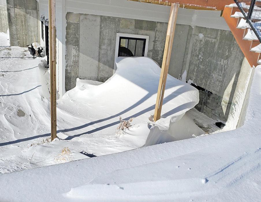 Progression of a blizzarde
