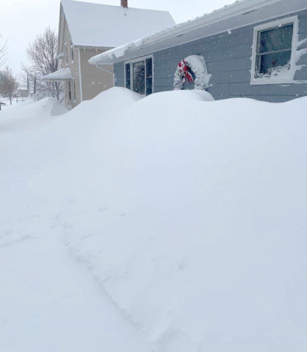 Progression of a blizzard