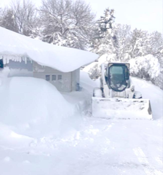 Progression of a blizzard